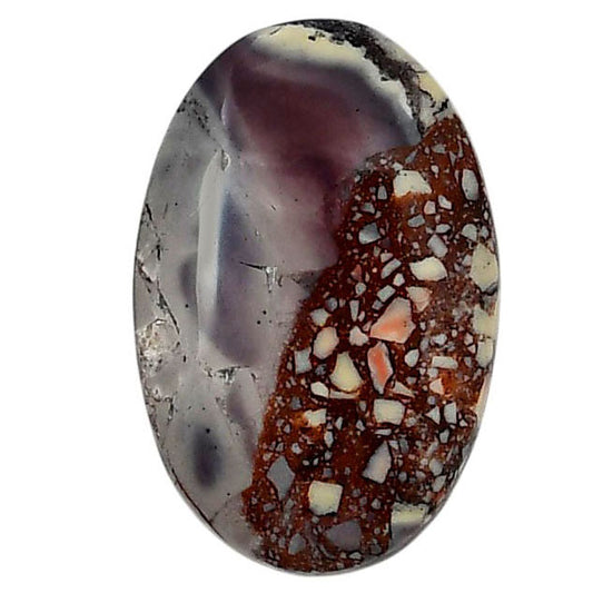 Porcelain Jasper 19x28.9x5.5 mm Oval Shape Polished Gemstone LS91-05726