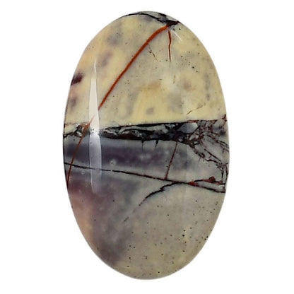 Porcelain Jasper 19.4x31.2x5 mm Oval Shape Polished Gemstone LS91-05727