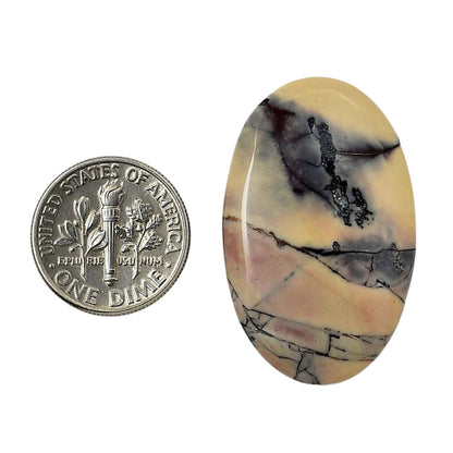 Porcelain Jasper 21.7x34.35x5 mm Oval Shape Polished Gemstone LS91-05728