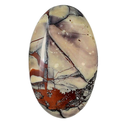 Porcelain Jasper 21.75x35.35x6 mm Oval Shape Polished Gemstone LS91-05729