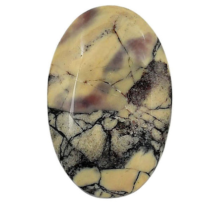 Porcelain Jasper 21.15x32.6x5.8 mm Oval Shape Polished Gemstone LS91-05731