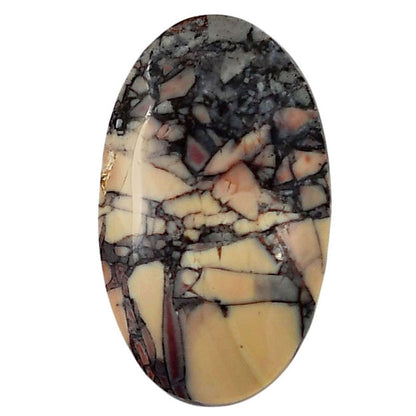 Porcelain Jasper 20.2x34x5.4 mm Oval Shape Polished Gemstone LS91-05732