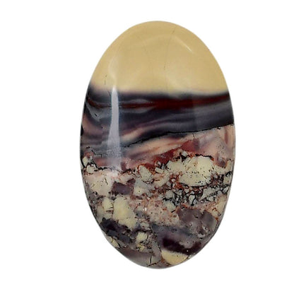 Porcelain Jasper 20.5x32.65x5.7 mm Oval Shape Polished Gemstone LS91-05739