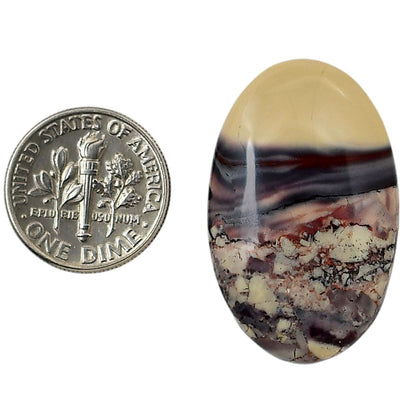 Porcelain Jasper 20.5x32.65x5.7 mm Oval Shape Polished Gemstone LS91-05739
