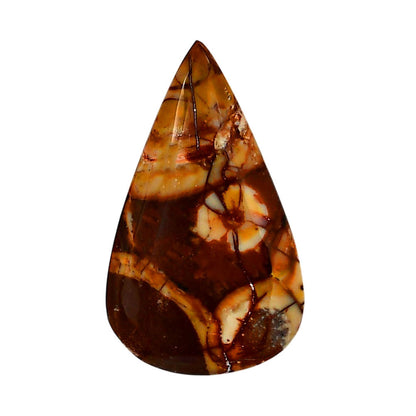 Mexican Bird Eye 21.35x36.2x6 mm Pear Shape Polished Gemstone LS92-05746