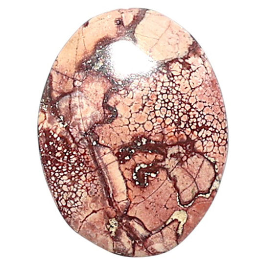 Mexican Bird Eye 14.3x18.7x3 mm Oval Shape Polished Gemstone LS92-08397