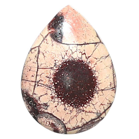 Mexican Bird Eye 14.9x19.9x3.5 mm Pear Shape Polished Gemstone LS92-08399