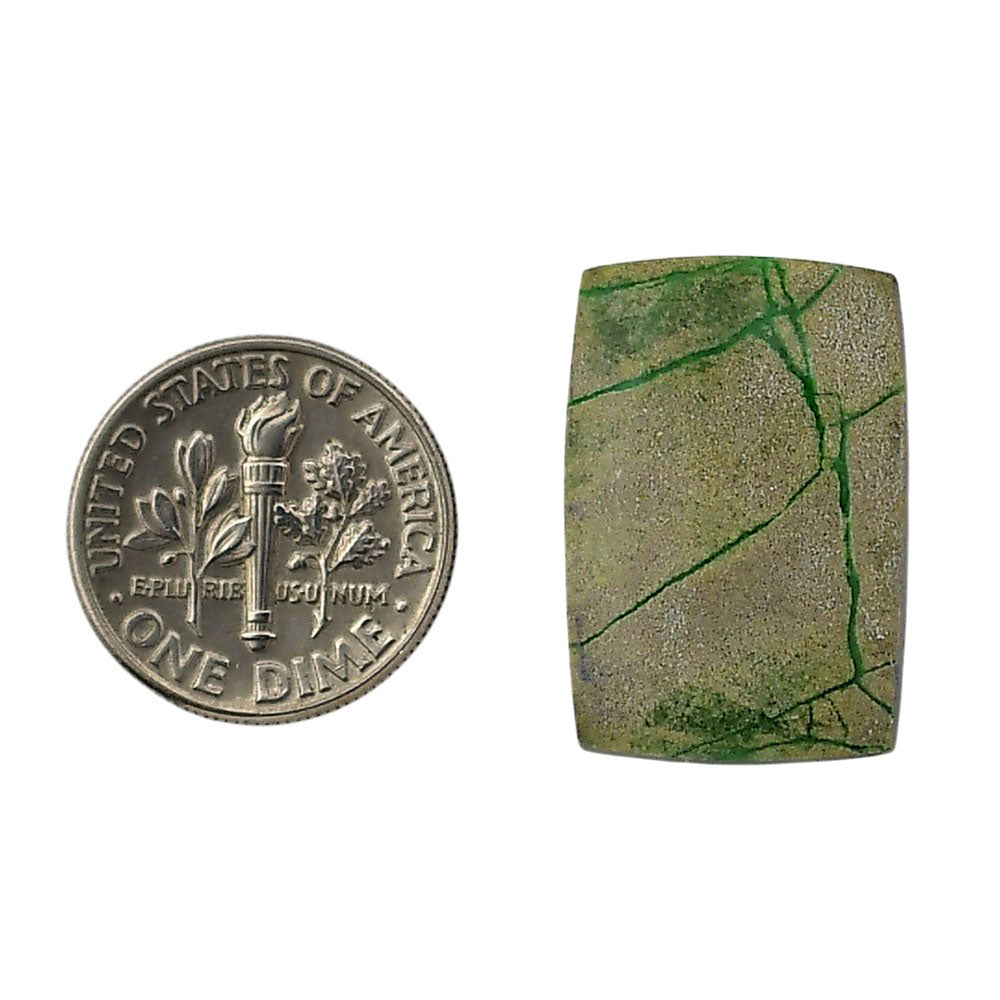 Utah Variscite 15.6x23.1x5 mm Baguette Shape Polished Gemstone LS93-05807