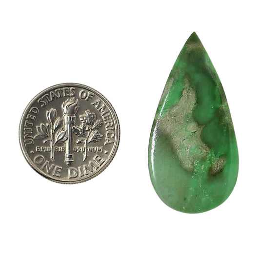 Utah Variscite 16x32x3.7 mm Pear Shape Polished Gemstone LS93-05811