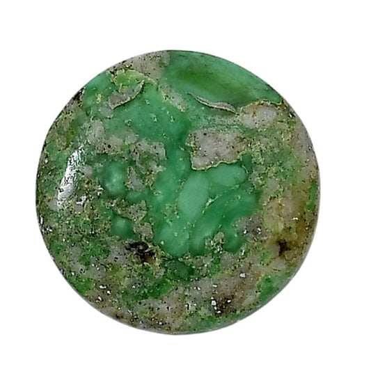 Utah Variscite 22.7x22.7x5 mm Round Shape Polished Gemstone LS93-05828
