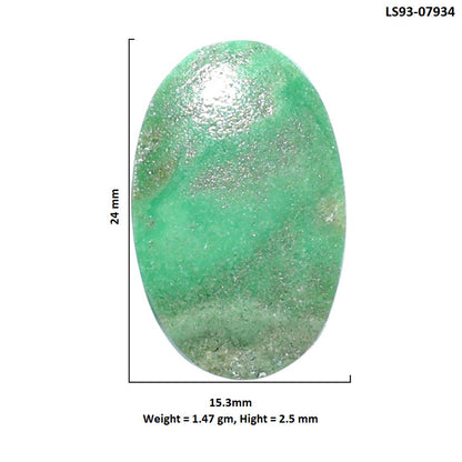 Utah Variscite 15.3x24x2.5 mm Oval Shape Polished Gemstone LS93-07934