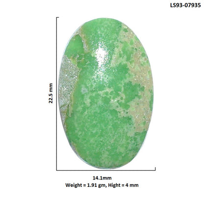Utah Variscite 14.1x22.5x4 mm Oval Shape Polished Gemstone LS93-07935