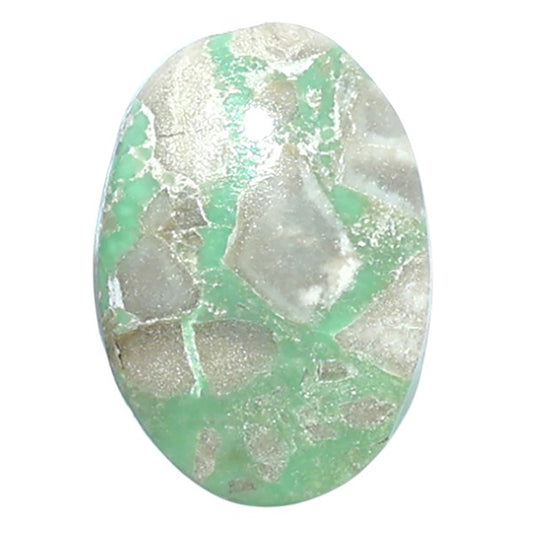 Utah Variscite 13.7x19.8x5.5 mm Oval Shape Polished Gemstone LS93-07939