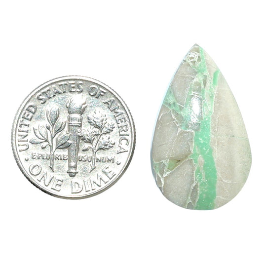 Utah Variscite 14.2x23.85x6 mm Pear Shape Polished Gemstone LS93-07940