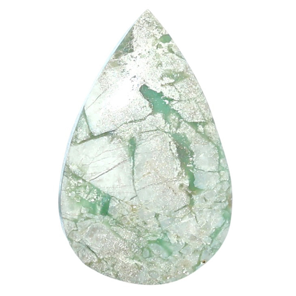 Utah Variscite 18.8x29.85x5 mm Pear Shape Polished Gemstone LS93-07943