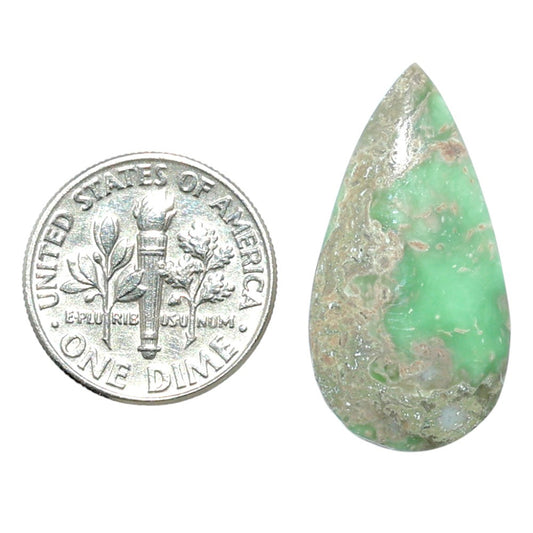 Utah Variscite 14.1x27.5x4 mm Pear Shape Polished Gemstone LS93-07945