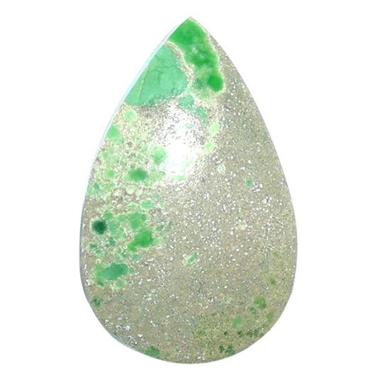 Utah Variscite 16x25.3x5 mm Pear Shape Polished Gemstone LS93-07946