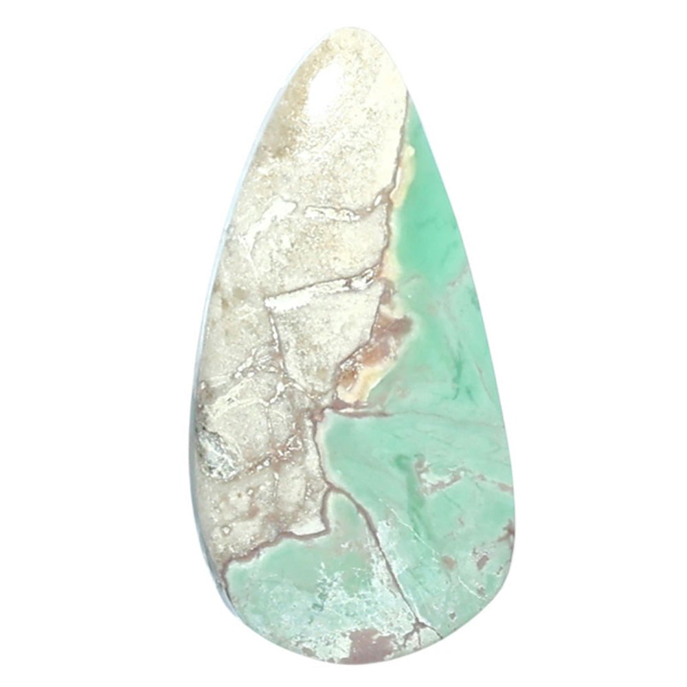 Utah Variscite 14.5x28.65x4.5 mm Pear Shape Polished Gemstone LS93-07952