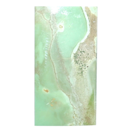 Utah Variscite 14.5x27.8x4 mm Baguette Shape Polished Gemstone LS93-07954