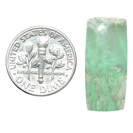 Utah Variscite 10.8x23.85x4 mm Baguette Shape Polished Gemstone LS93-07957