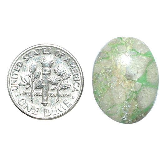 Utah Variscite 15.6x20.4x6 mm Oval Shape Polished Gemstone LS93-07961
