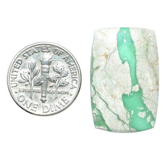 Utah Variscite 16.5x25.3x5 mm Baguette Shape Polished Gemstone LS93-07962