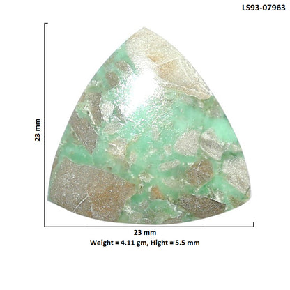 Utah Variscite 23x23x5.5 mm Fancy Shape Polished Gemstone LS93-07963
