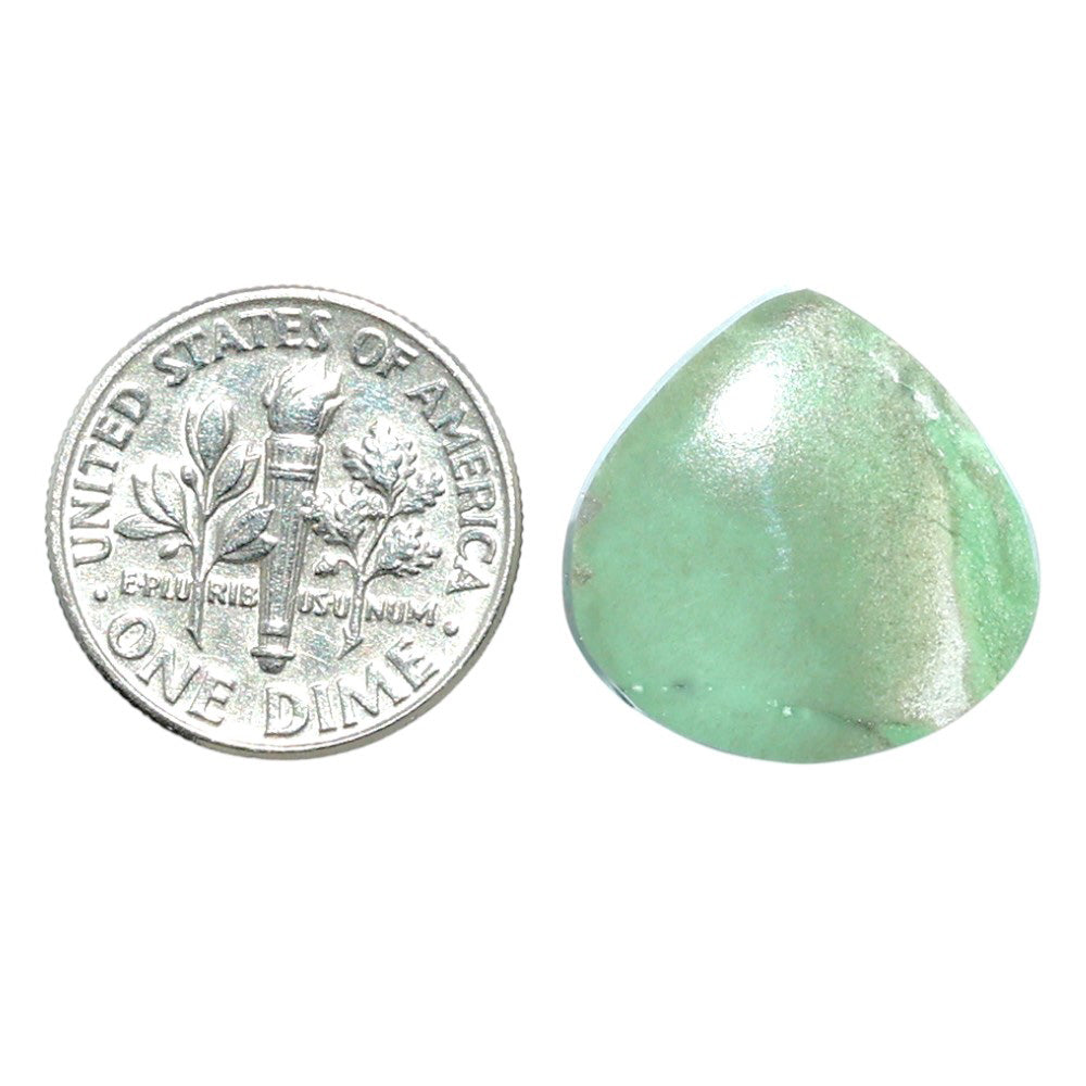 Utah Variscite 18x18x3.7 mm Pear Shape Polished Gemstone LS93-07965