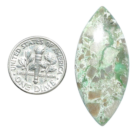 Utah Variscite 16.5x36.3x6 mm Marquise Shape Polished Gemstone LS93-07967