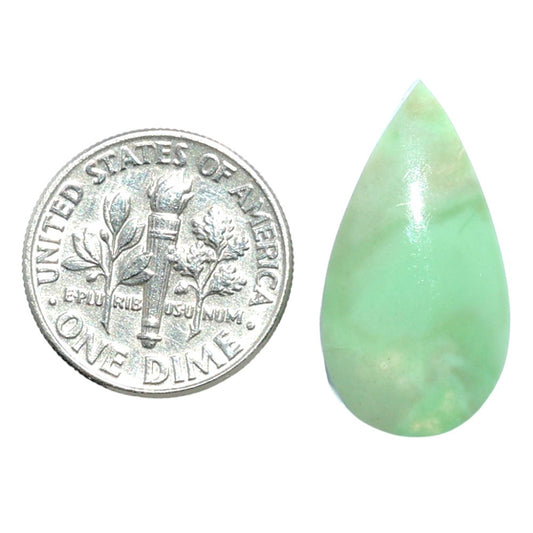 Utah Variscite 12.5x23.8x5 mm Pear Shape Polished Gemstone LS93-07969