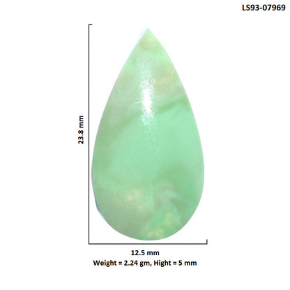 Utah Variscite 12.5x23.8x5 mm Pear Shape Polished Gemstone LS93-07969