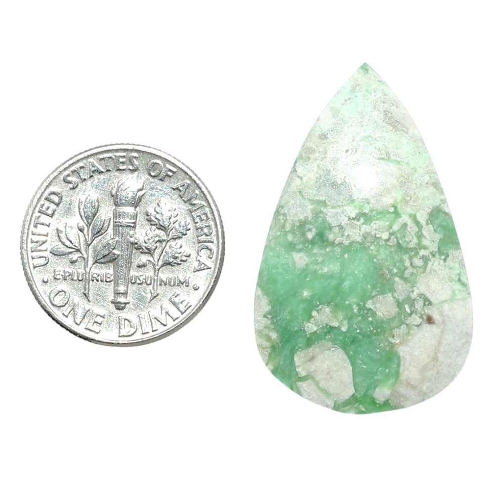Utah Variscite 19.1x30.7x6 mm Pear Shape Polished Gemstone LS93-07971