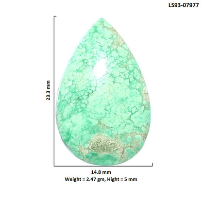 Utah Variscite 14.8x23.3x5 mm Pear Shape Polished Gemstone LS93-07977