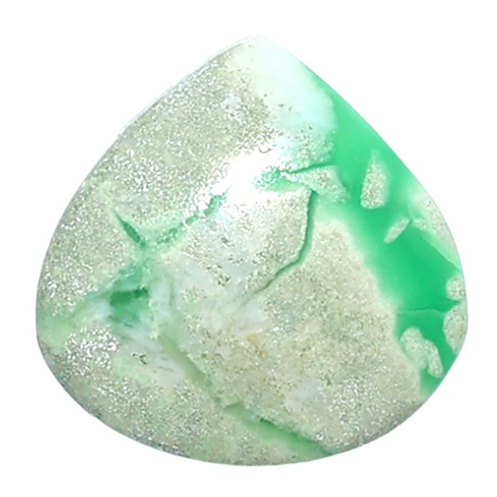 Utah Variscite 18x18x4 mm Heart Shape Polished Gemstone LS93-07983