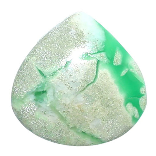 Utah Variscite 18x18x4 mm Heart Shape Polished Gemstone LS93-07983