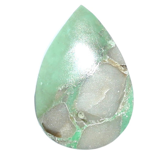 Utah Variscite 16.6x24.15x5.5 mm Pear Shape Polished Gemstone LS93-07989