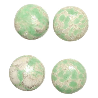 Natural Utah Variscite 10x10x4 mm Round Shape Polished Gemstone Set of 4 LS93-09414