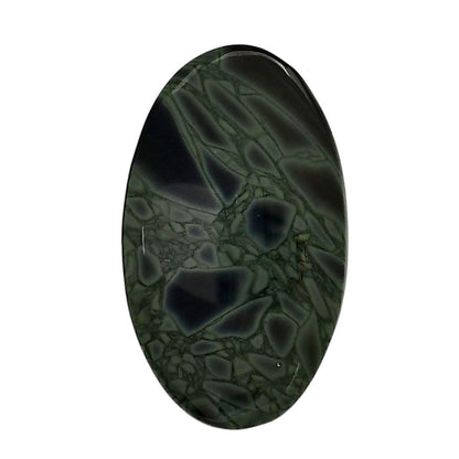 Spider Web Obsidian 21.1x35.75x5.3 mm Oval Shape Polished Gemstone LS94-05837