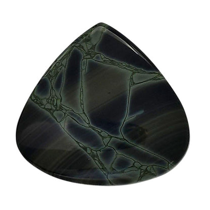 Spider Web Obsidian 26.7x28.4x5 mm Heart Shape Polished Gemstone LS94-05846