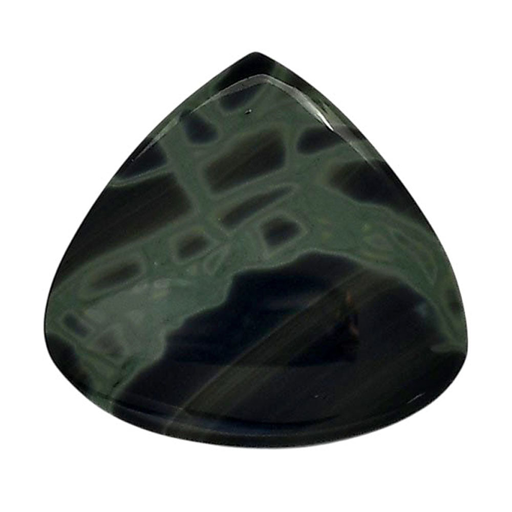 Spider Web Obsidian 25.4x27x5.5 mm Heart Shape Polished Gemstone LS94-05847