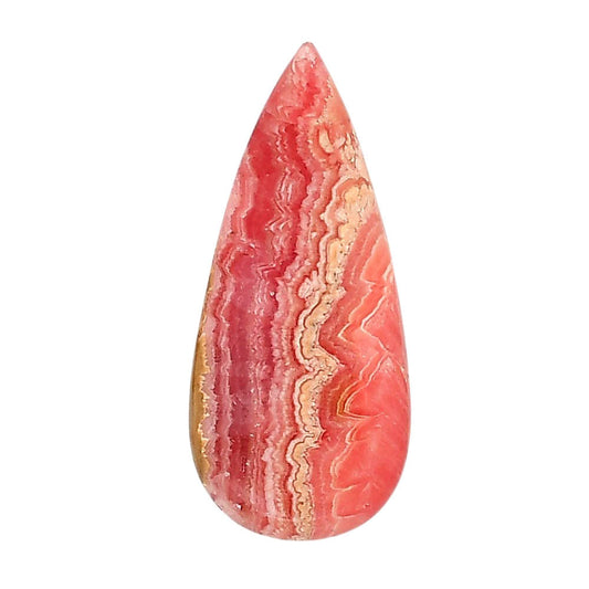Rhodochrosite Argentina 15.7x35.1x5.5 mm Pear Shape Polished Gemstone LS95-05853