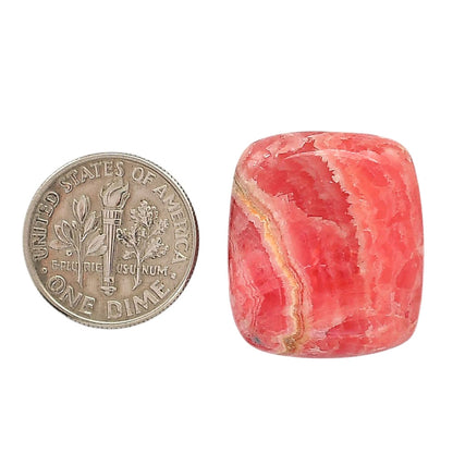 Rhodochrosite Argentina 19.7x22.75x7 mm Cushion Shape Polished Gemstone LS95-05857