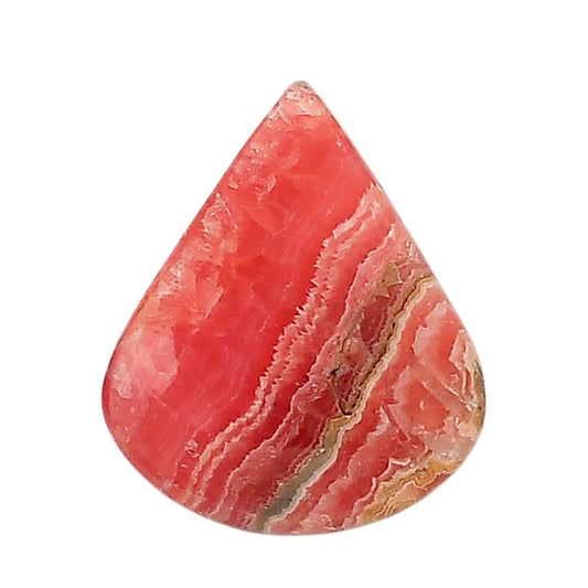 Rhodochrosite Argentina 21.3x25.3x5 mm Pear Shape Polished Gemstone LS95-05858