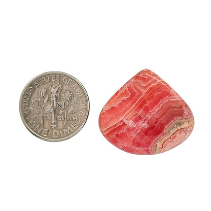 Rhodochrosite Argentina 21.7x24.1x5.7 mm Heart Shape Polished Gemstone LS95-05865