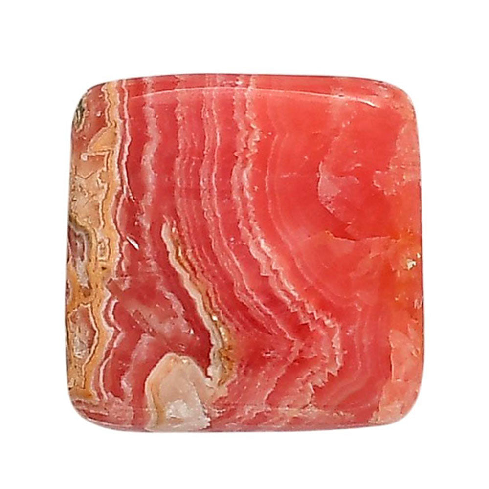 Rhodochrosite Argentina 20.6x20.6x5.5 mm Cushion Shape Polished Gemstone LS95-05866