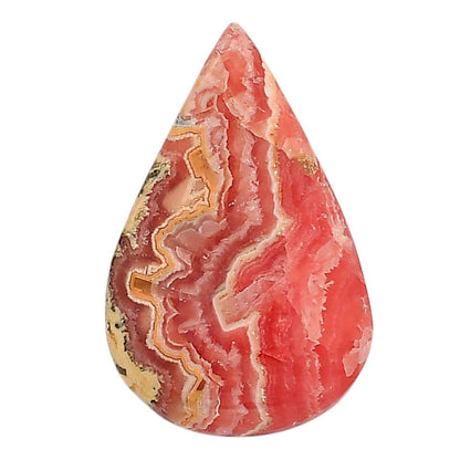 Rhodochrosite Argentina 22x34x5.3 mm Pear Shape Polished Gemstone LS95-05867