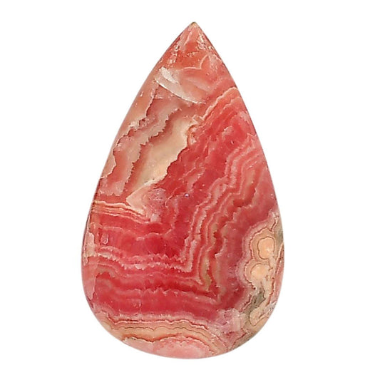 Rhodochrosite Argentina 19x31.2x5.8 mm Pear Shape Polished Gemstone LS95-05869
