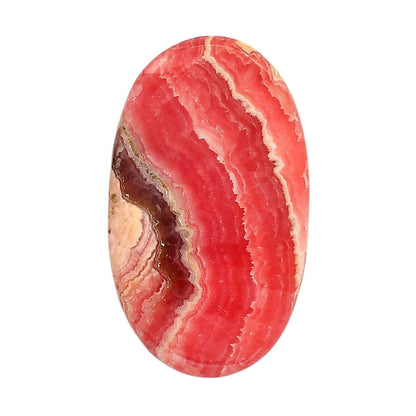 Rhodochrosite Argentina 28.65x48.65x6 mm Oval Shape Polished Gemstone LS95-05872