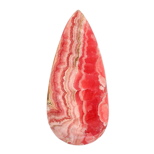 Rhodochrosite Argentina 27.35x59.6x6 mm Pear Shape Polished Gemstone LS95-05873