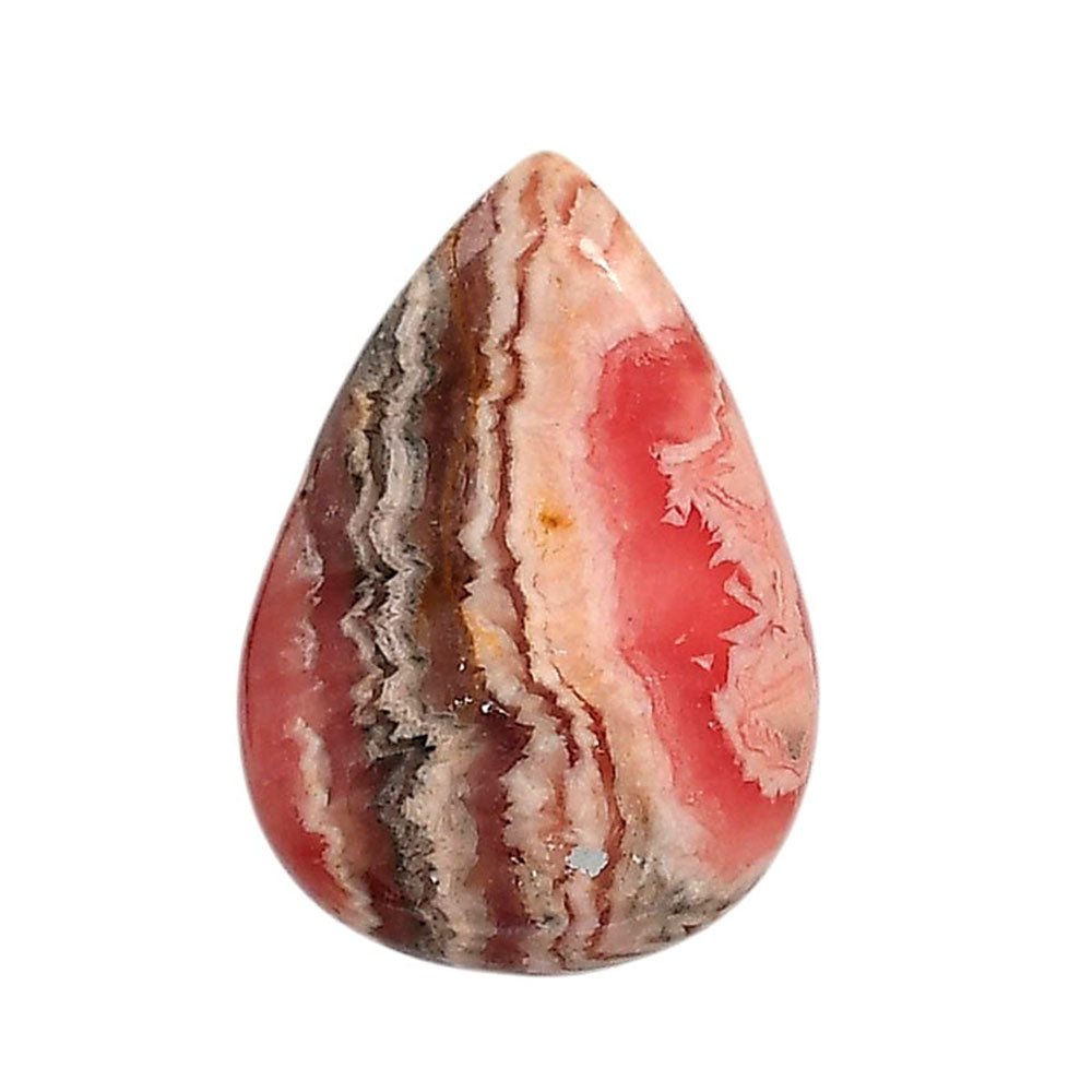 Rhodochrosite Argentina 20.85x29.6x6 mm Pear Shape Polished Gemstone LS95-05874